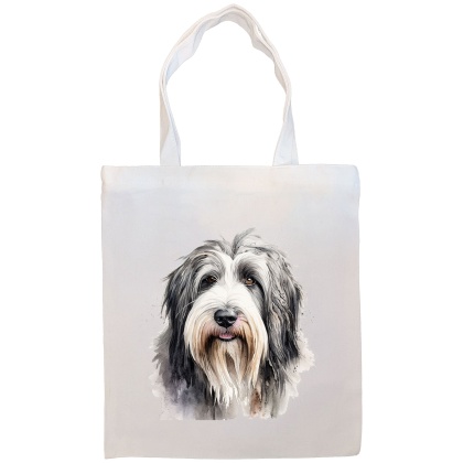 Bearded Collie Canvas Tote Bag Style3