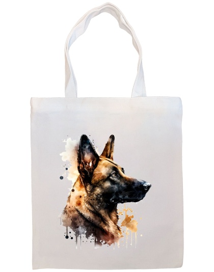 Belgian Sheepdog Canvas Tote Bag Style3