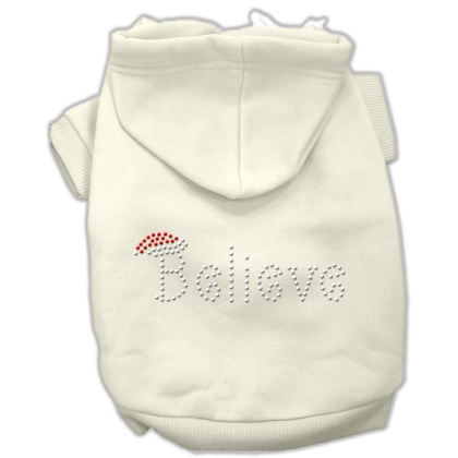 Believe Hoodies Cream L