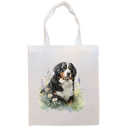 Bernese Mountain Dog Canvas Tote Bag Style3