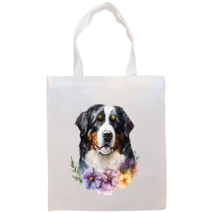 Bernese Mountain Dog Canvas Tote Bag Style4