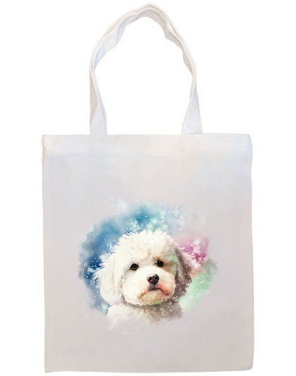 Bichon Frise Canvas Tote Bag Style1