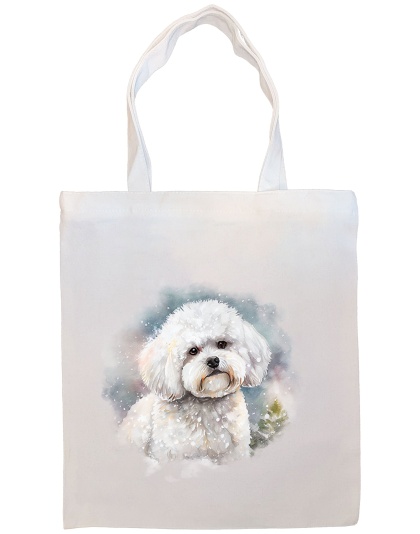 Bichon Frise Canvas Tote Bag Style2