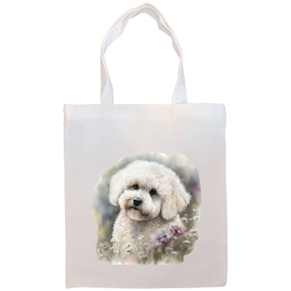 Bichon Frise Canvas Tote Bag Style3