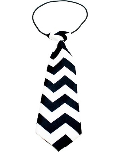 Big Dog Neck Tie Chevron Black