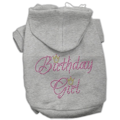 Birthday Girl Hoodies Grey L