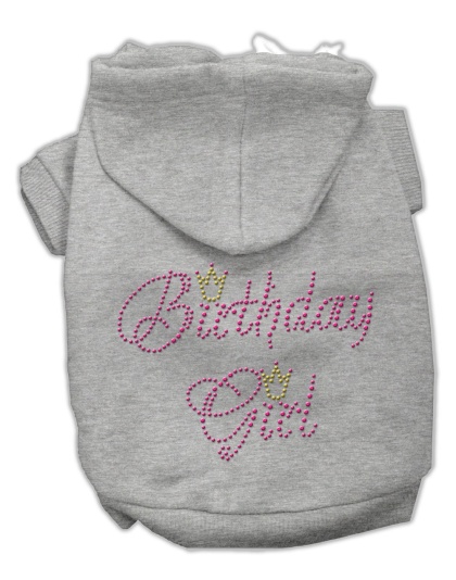 Birthday Girl Hoodies Grey L