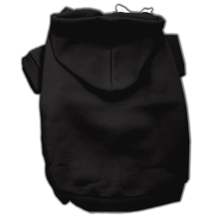 Blank Pet Hoodies Black 4X