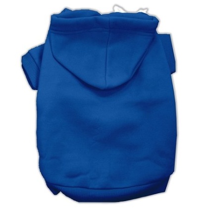 Blank Pet Hoodies Blue Size 4X