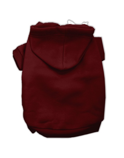 Blank Pet Hoodies Maroon Size 4X