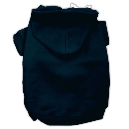 Blank Pet Hoodies Navy Blue Size 4X