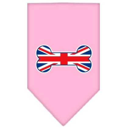 Bone Flag UK Screen Print Bandana Light Pink Large