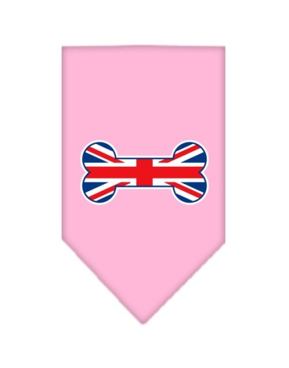 Bone Flag UK Screen Print Bandana Light Pink Large