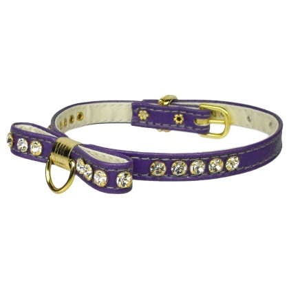 Bow Collar Purple 10