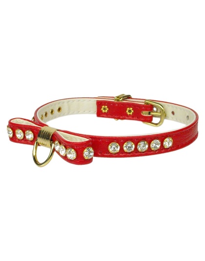 Bow Collar Red 10