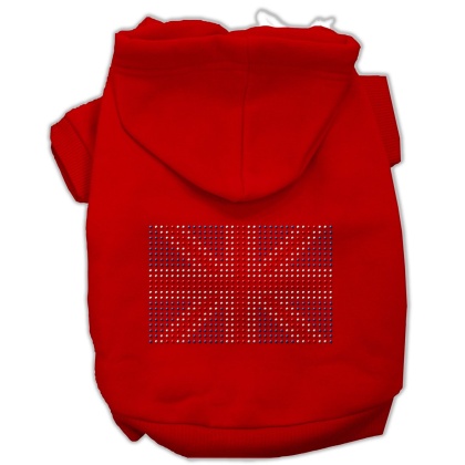 British Flag Hoodies Red L