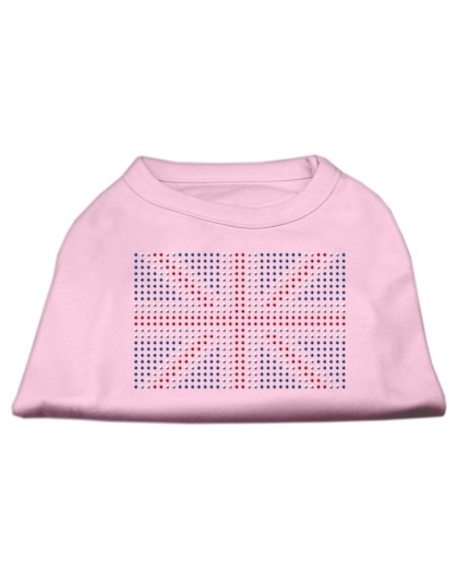 British Flag Shirts Light Pink L