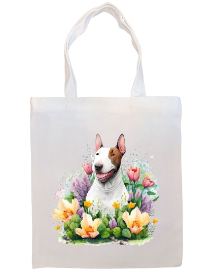 Bull Terrier Canvas Tote Bag Style1