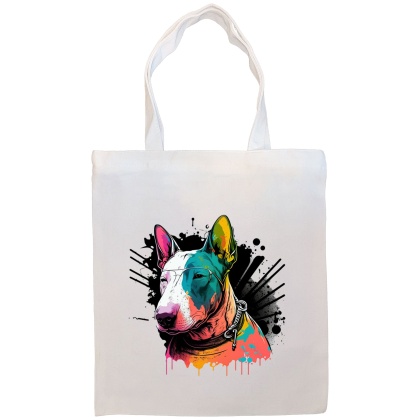 Bull Terrier Canvas Tote Bag Style2