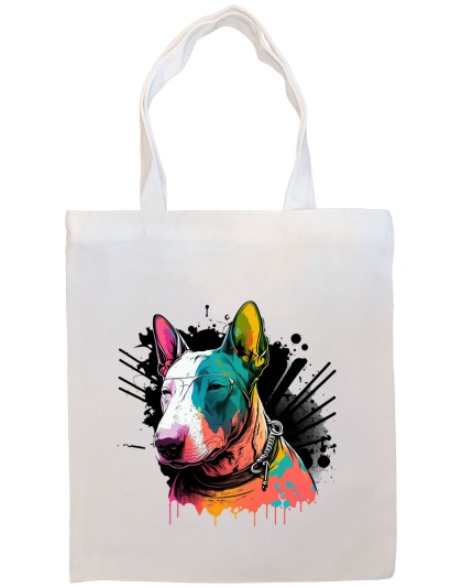 Bull Terrier Canvas Tote Bag Style2