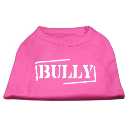 Bully Screen Printed Shirt Bright Pink Lg