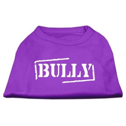 Bully Screen Printed Shirt Purple Lg