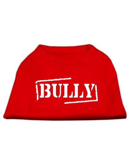 Bully Screen Printed Shirt Red Lg