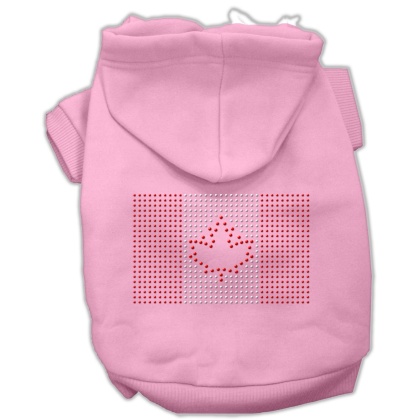 Canadian Flag Hoodies Pink L