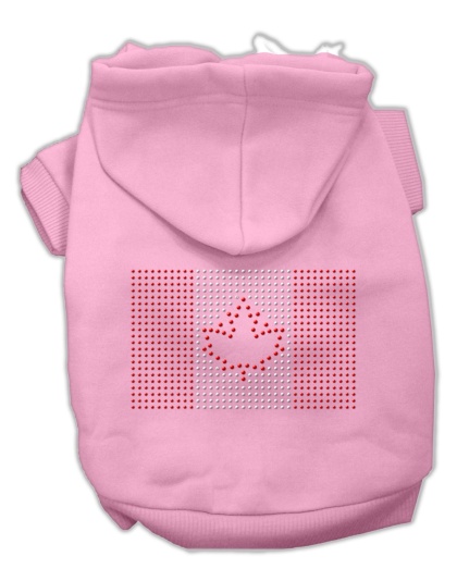 Canadian Flag Hoodies Pink L