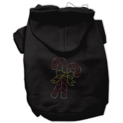 Candy Cane Hoodies Black L