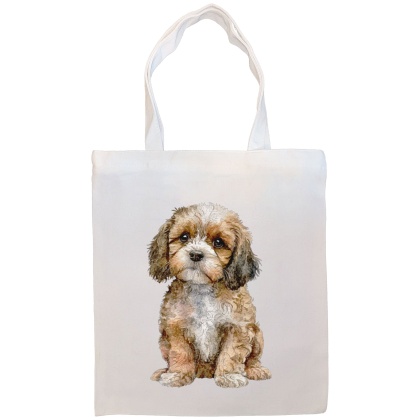 Cavapoo Canvas Tote Bag Style1