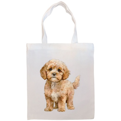 Cavapoo Canvas Tote Bag Style4