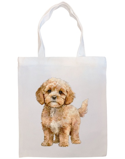 Cavapoo Canvas Tote Bag Style4