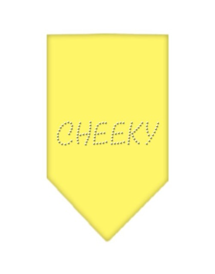 Cheeky Rhinestone Bandana Yellow Large