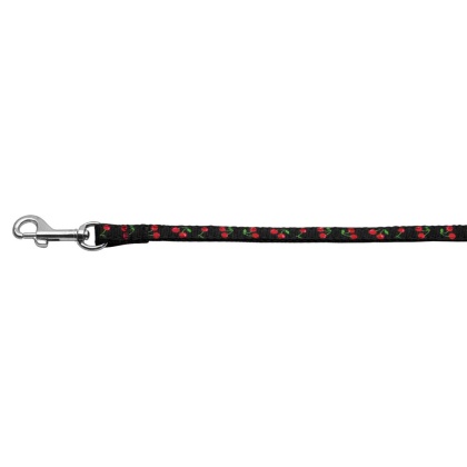 Cherries Nylon Collar Black 3/8 wide 4Ft Lsh