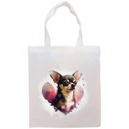 Chihuahua Canvas Tote Bag Style2