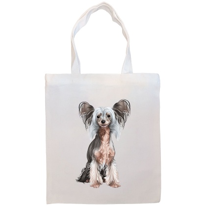 Chinese Crested Canvas Tote Bag Style3