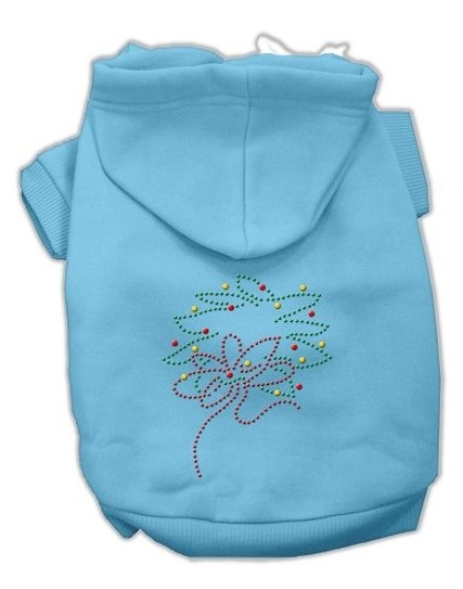 Christmas Wreath Hoodie Baby Blue L