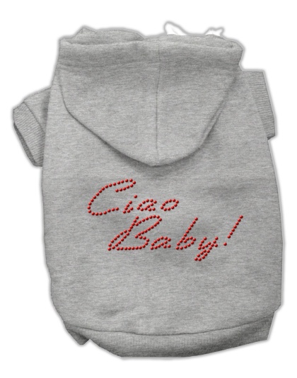 Ciao Baby Hoodies Grey L