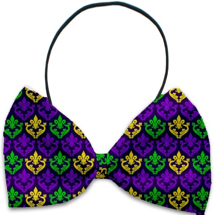 Classic Fleur de Lis Pet Bow Tie