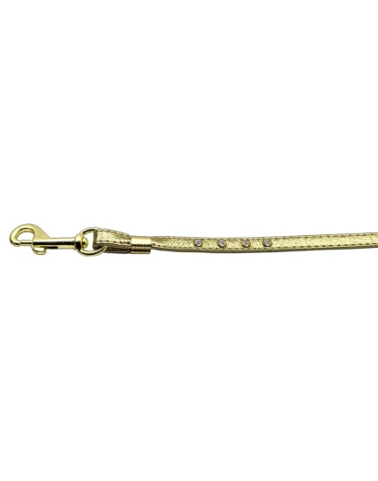 Clear Crystal Leash Gold Gold Hardware