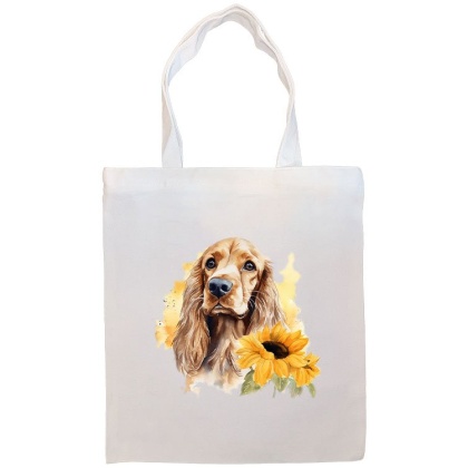 Cocker Spaniel Canvas Tote Bag Style4