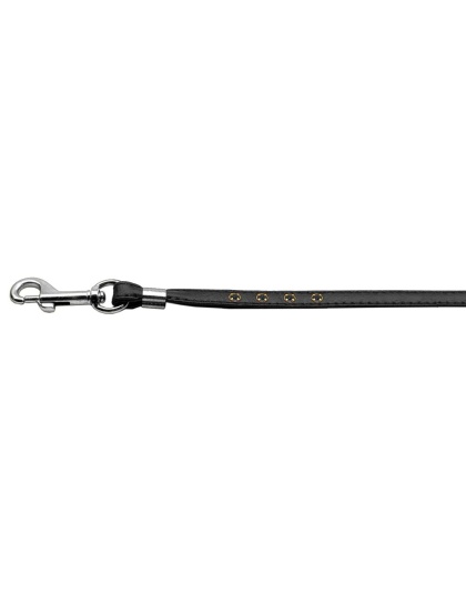 Comfort Harness Black 3/8 Match-Jwl Leash Silver Hrdw