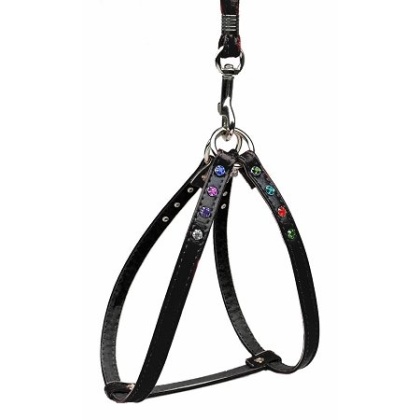 Confetti Step In Harness Black 10