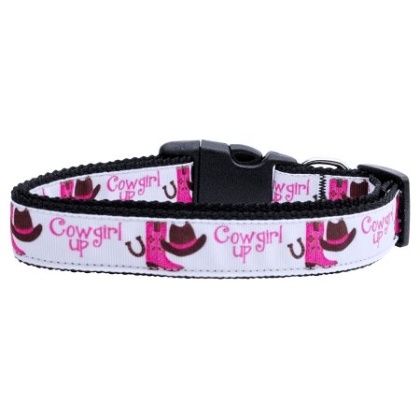 Cowgirl Up Nylon Cat Collar