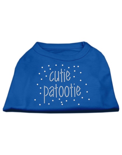 Cutie Patootie Rhinestone Shirts Blue Lg