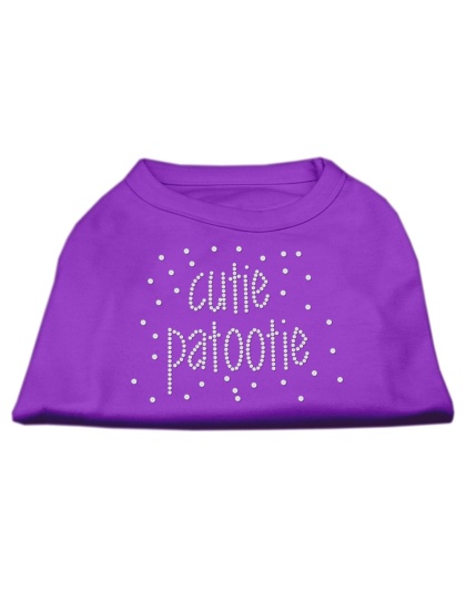 Cutie Patootie Rhinestone Shirts Purple LG