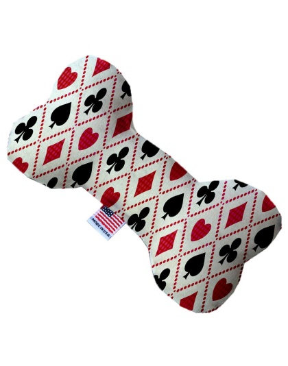 Deck of Cards 10 Inch Canvas Bone Dog Toy