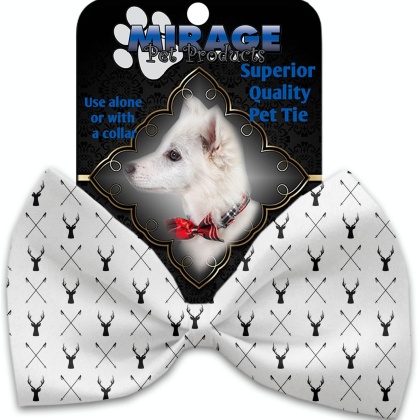 Deer Dreaming Pet Bow Tie Collar Accessory with Velcro