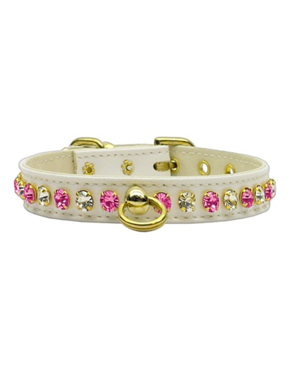 Deluxe White w/ Pink Stones 10